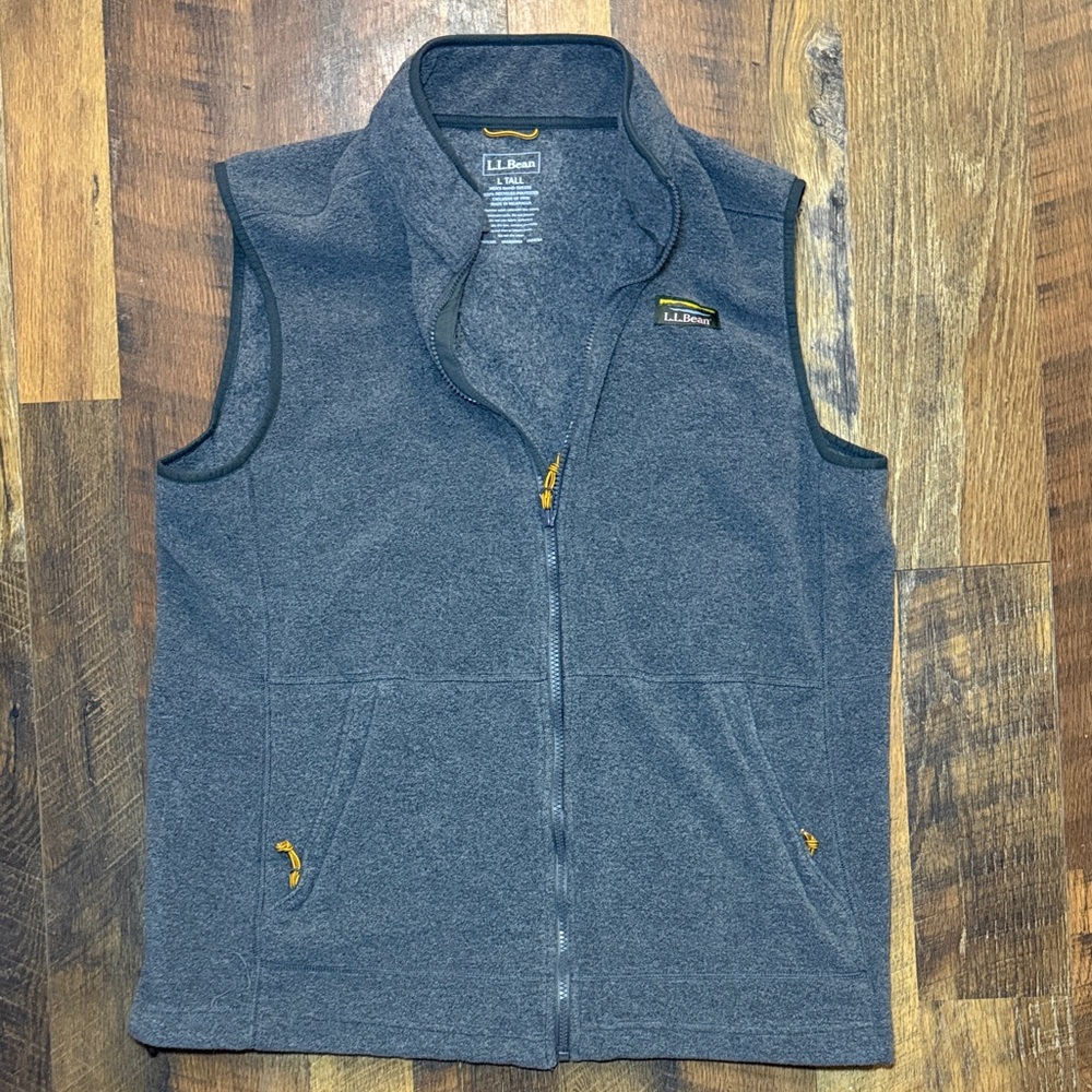 L.L. Bean Men's Mountain Classic Fleece Vest L Tall